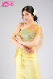TNT0308 Trang Phục Dân Tộc Khơ Me/Thái Lan Nữ - Vàng