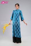 TAC0926 Áo Dài Gấm Thọ - Màu Xanh Cổ Vịt