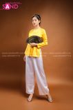 TBG0311 Áo Bà Ba Nữ - Gấm Vàng