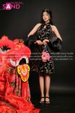 TYD0104 Yếm Thêu Tay Rời Thiết Kế Đen