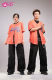 Outfit Phối Sẵn - (Quần Nắp Ngang Đen phối Bóng Chày Nâu)