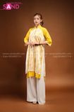 TAC0320 Áo Dài 4 Tà Thiết Kế Vàng