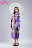 Kimono Hoạ Tiết - Tím