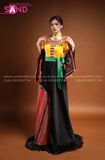 NTH0302 Trang Phục Dân Tộc Thái Vàng Nữ Thiết Kế