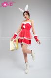 THX0402 Váy Giáng Sinh Nữ Tai Thỏ