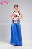 TND0801 Đầm Lễ Hội Bia Đức - Xanh Dương