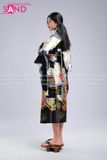 Kimono Hoạ Tiết - Đen