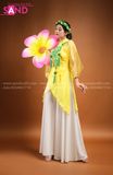 Áo Kính Vàng TYD0301 Phối Quần Váy Trắng Phi TQV0003