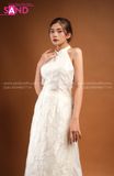 TYD1102 Set Yếm Thêu Kem