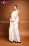 TYK0506 Yếm Hồng Thêu 2 Tầng