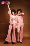 Trang Phục Disco Thập Niên 70 Cam Sữa Nữ