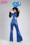 Trang Phục Disco Thập Niên 70 Xanh Dương Nữ 01