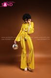 Trang Phục Disco Thập Niên 70 Vàng Nữ