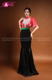 NTH0403 Trang Phục Dân Tộc Thái Đỏ Nữ Thiết Kế