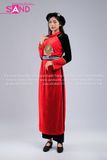 Trang Phục Dân Tộc Tày Nhung Đỏ Đen - Nữ