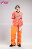 Outfit Phối Sẵn - (Quần Nắp Ngang Cam phối Bóng Chày Cam)