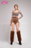 Outfit Phối Sẵn - (Quần Short Nâu phối Bodysuit Họa Tiết Nâu)