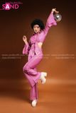 Trang Phục Disco Thập Niên 70 Hồng Nữ