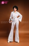 Trang Phục Disco Nữ Thập Niên 70 Trắng