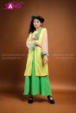 TTK0301 Khoác Tứ Thân Vàng