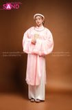 TCN0504 Cổ Phục Vải Sa Hàn Chụp Concept Hồng
