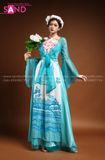 TYD0804 Tứ Thân Liền Xanh Hoa Sen