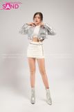 Outfit Phối Sẵn - (Quần Váy phối Vest Kim Sa Bạc)