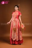 VCC0402 Hỷ Phục Đỏ Nữ Tay Ngắn