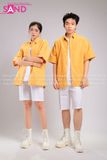 Outfit Phối Sẵn - (Quần Short Trắng phối Sơmi Pastel)