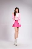 Outfit Phối Sẵn - (Chân Váy Hồng phối Vest Hồng)