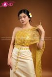  TNT0301 Trang Phục Khơ-Me (Thái Lan)  Nữ Vàng 