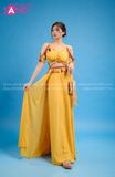 VBM0604 Váy Maxi Cam 2 Dây Tay Rơi