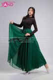 TMC0901 Váy 720 Múa Cổ Trang - Màu Xanh Đậm Áo Đen