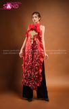 TYD0406 Set Yếm Đỏ Thêu Thiết Kế Voan Đỏ
