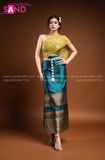 TNT0808 Trang Phục Khơ-Me (Thái Lan) Nữ Xanh Ngọc