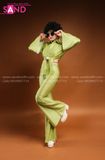 Trang Phục Disco Thập Niên 70 Xanh Lá Nữ
