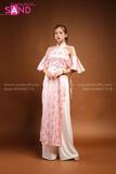 TYD0507 Set Yếm Thiết Kế Hồng Tay Rời Dài