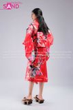 Kimono Hoạ Tiết - Đỏ