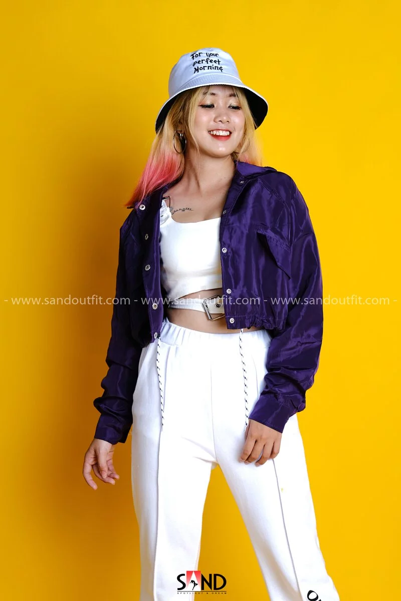 Áo 2 Dây Croptop Khoen Vai Bụng - Trắng
