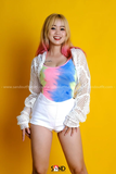 Áo BodySuit 2 Dây Màu Loang