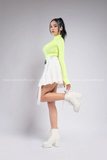 Áo Bodysuit dài tay Xanh neon