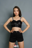 Áo bra kim sa - Đen