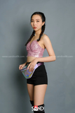 Áo bra kim sa - Hồng
