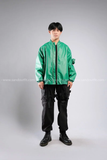 Outfit Phối Sẵn - (Quần Swat Cao Cấp phối Áo Khoác Da Xanh Lá)