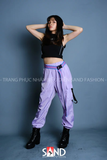 Áo Croptop Không Tay Viền Phản Quang