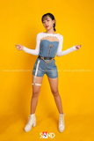 Áo Dài Tay Cut Out Rose
