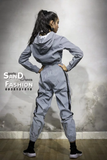 Áo Hoodie Croptop Phản Quang