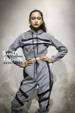 Áo Hoodie Croptop Phản Quang