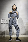 Áo Hoodie Croptop Phản Quang