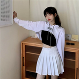 Áo hoodie cut out đủ màu Burger - Trắng